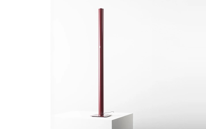 Ilio Floor Lamp Ruby Red Collection by Artemide Lamps